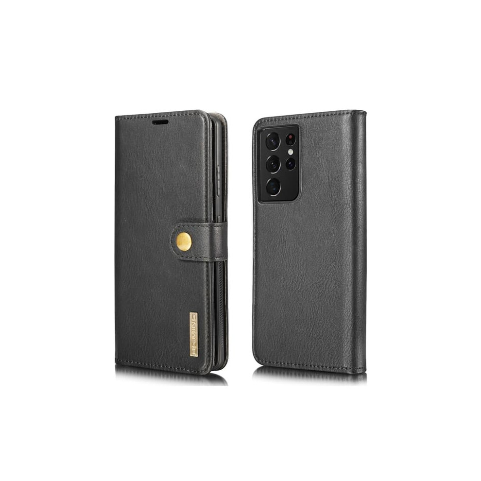 Dg.ming Magnetic Wallet Case For Samsung S21 Ultra Black 940684202744