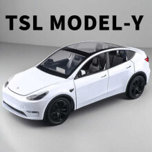Tesla Model Y toy car 1:32 diecast metal with sound and