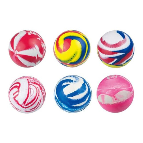 Bounce Balls Multicolor 3.5 cm 6-Pack