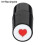 Golf ball stamp red imprint 19 mm 1