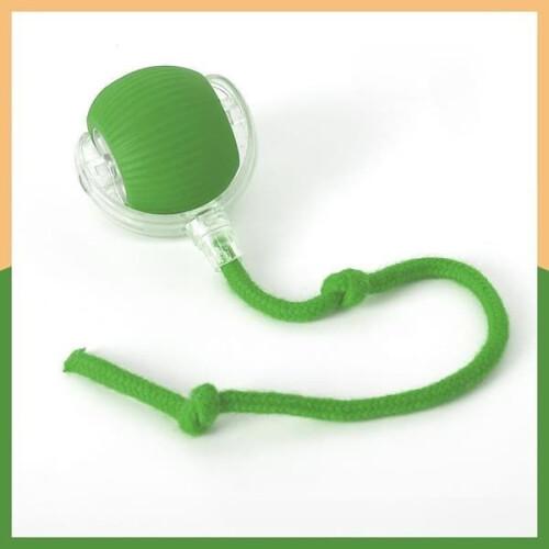 Cat Ball with Rope Bite-Proof Self-Entertaining Green