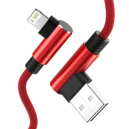 USB Lightning Cable for iPhone Red 1m 2m 3m