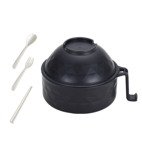 Walbest black noodle bowl set 6-piece 1