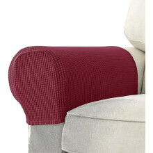 Armrest Covers for Armchairs and Sofas Burgundy