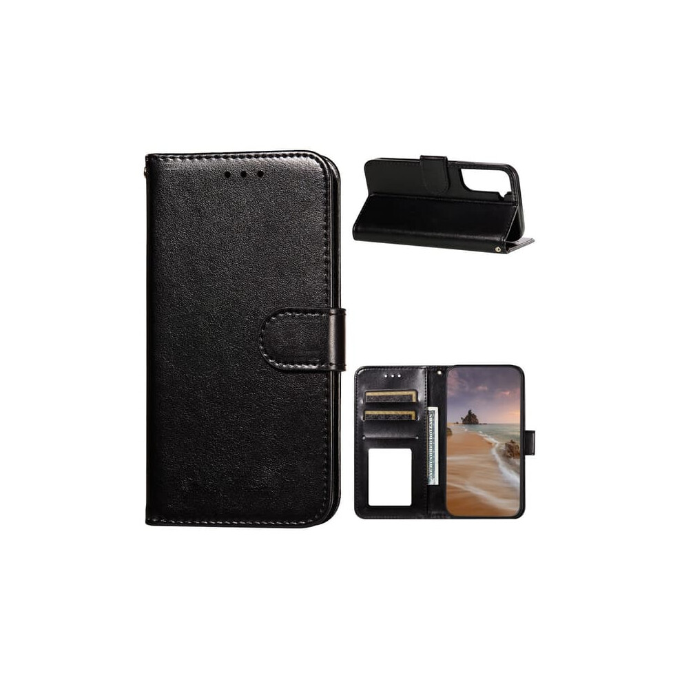 Samsung Galaxy S21 Plus Leather Case Black 940684201167