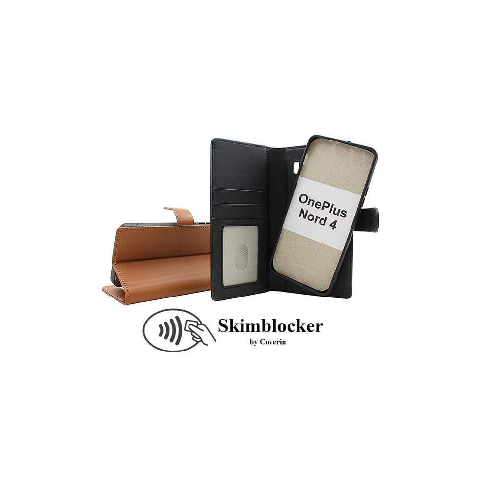 Skimblocker Magnet Wallet Case For Oneplus Nord 4 5G Black 962029746300