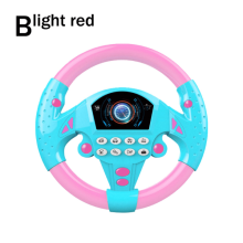 Simulatie autostuur speelgoed voor kinderen en baby's, interactief, roze, one size