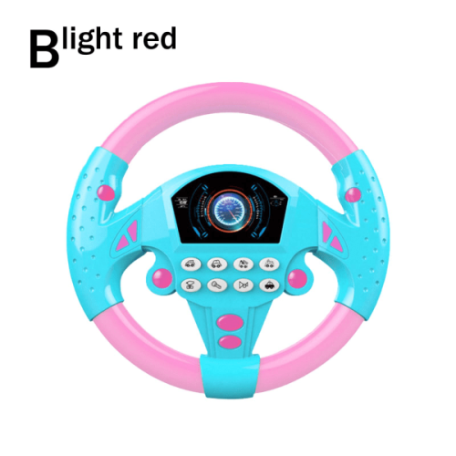 Kids' Interactive Steering Wheel Toy Pink One Size