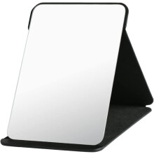 Foldable Tabletop Makeup Mirror PU Leather 25.5x18cm