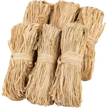 Raffia Ribbon Natural Grass Straw 3 Bundles