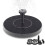 Solar Fountain Water Feature Black 16 cm 1