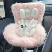 Sièges auto pour poupées, compatibles avec les poupées en peluche de 17 cm, accessoires de voiture, décoration pour grille d'aération rose