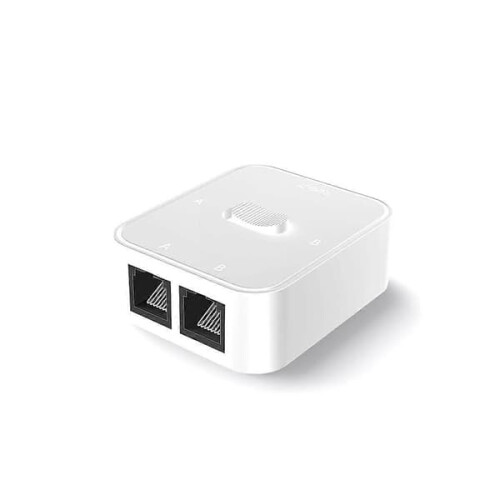 RJ45 LAN Switch CAT6 2-Port 1000 Mbps