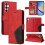 KT Wallet Case for Samsung Galaxy A35 - Red 1