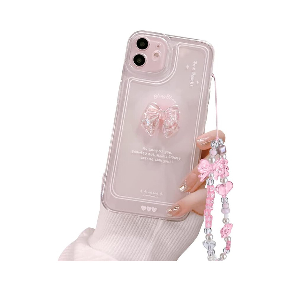 Iphone 11 Case Bowknot Glitter Slim Pink 962029747147