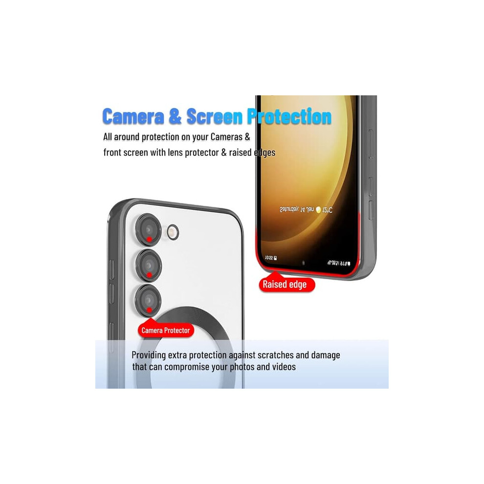 Samsung Galaxy S23 Fe Case Magsafe Compatible Transparent Light 962029747628