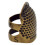 Walbest copper sewing thimble adjustable finger protector 2