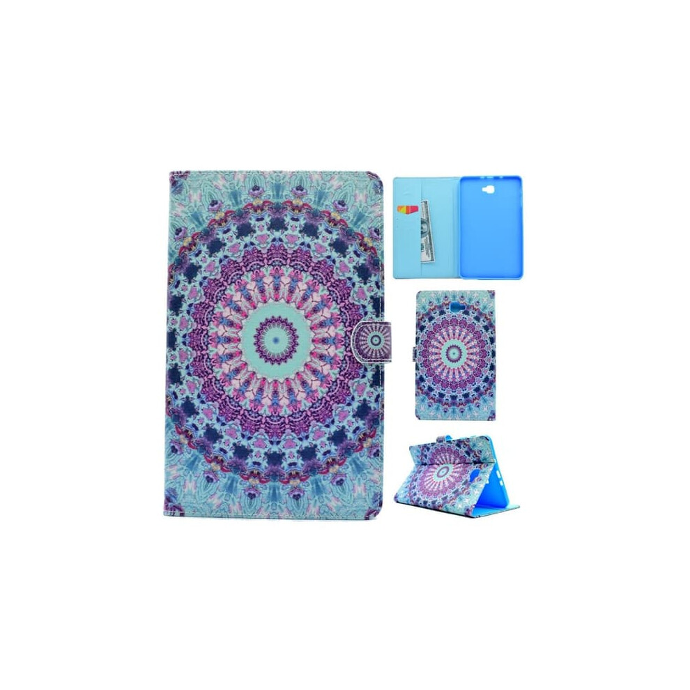 Samsung Galaxy Tab A 10.1 (2016) Case Turquoise Motif Purple 940684203871
