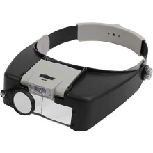 Jeweler's headband loupe with LED light 1.5X 3X 8.5X 10X