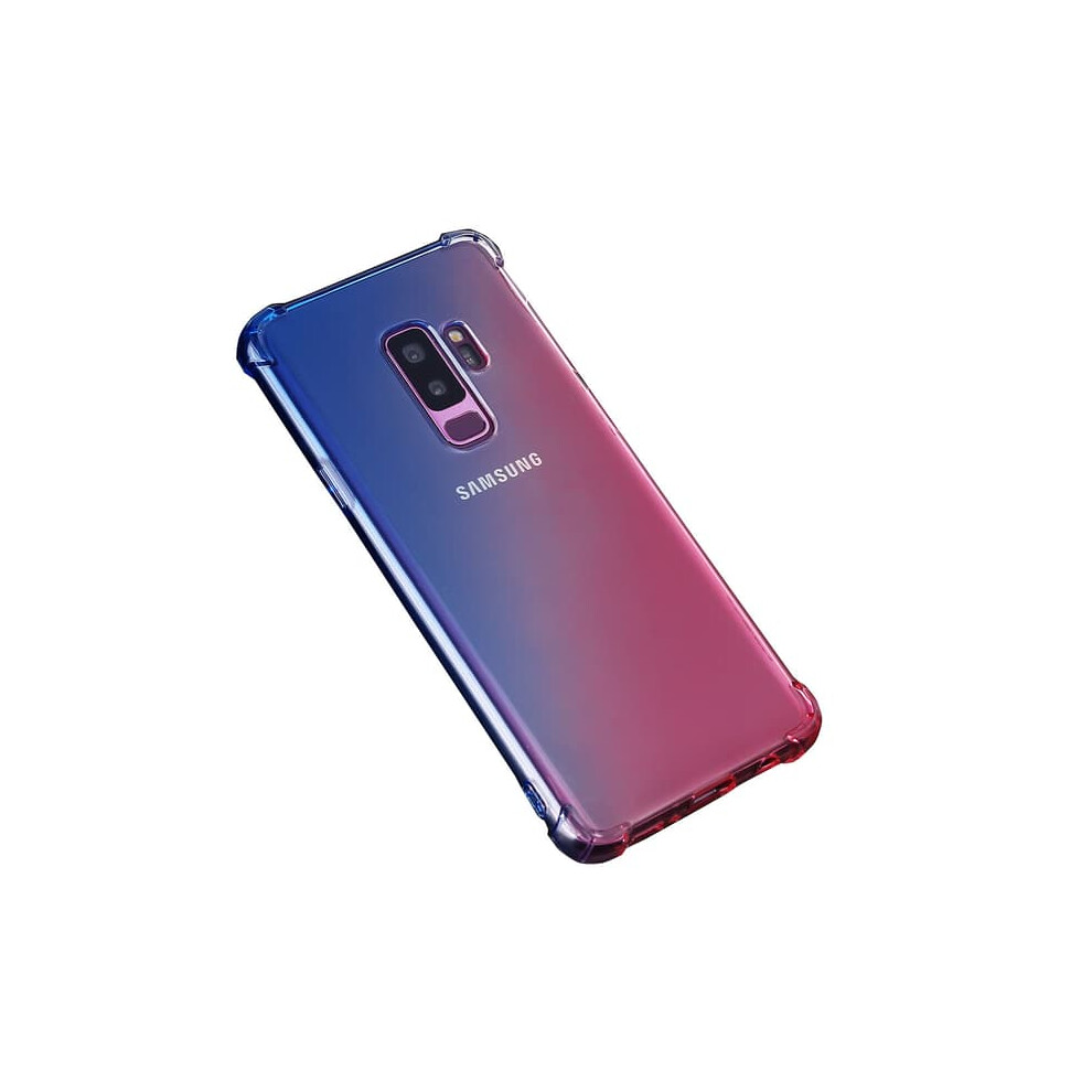 Samsung Galaxy S9 Air-Cushion Silicone Case Blue Pink Blue,Pink 962029748106