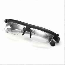 Verstellbare Lesebrille mit Drehknopf, variabler Fokus, Fernlesebrille (2 Stück) Happy H