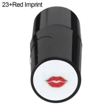 Golf ball stamp red imprint 1 piece