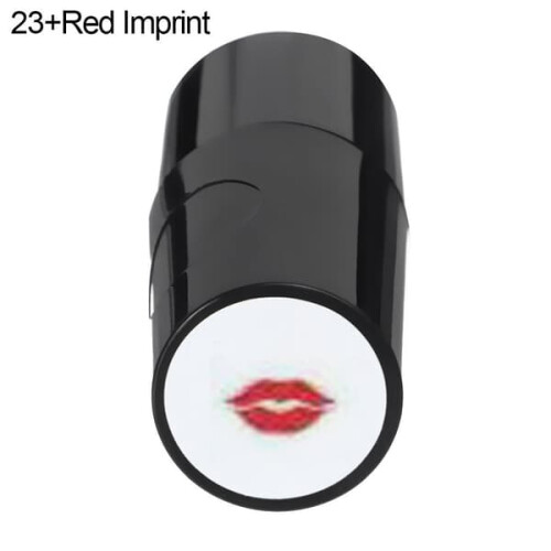 Golf ball stamp red imprint 1 piece