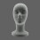 Foam Wig Head Mannequin Female Tall 1pc 6