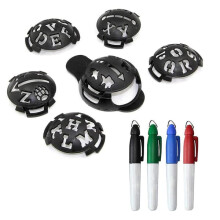 Ball Line Marker Template for Letters Drawing 6 pcs