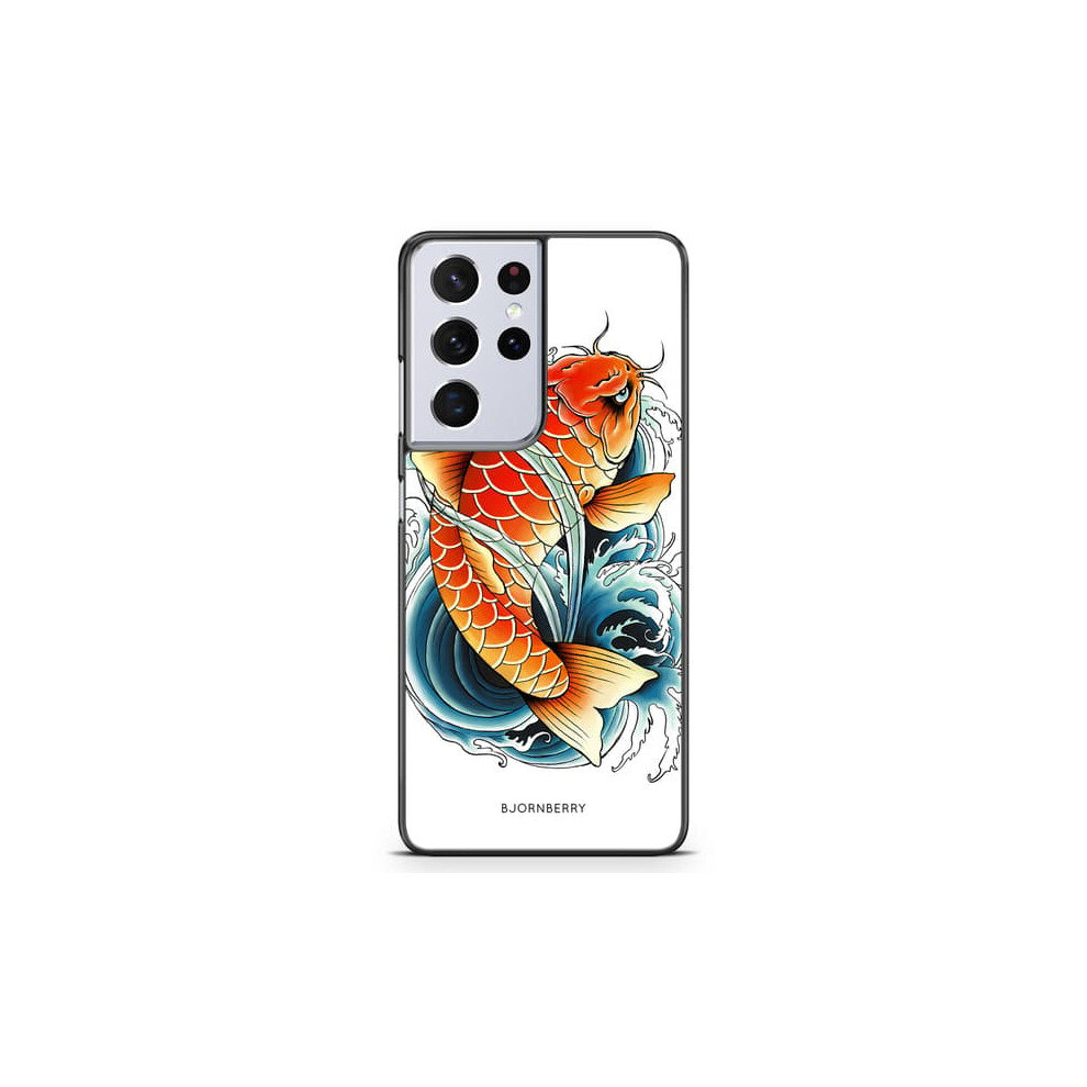 Bjornberry Case For Samsung Galaxy S21 Ultra With Koi Fish 940684202720