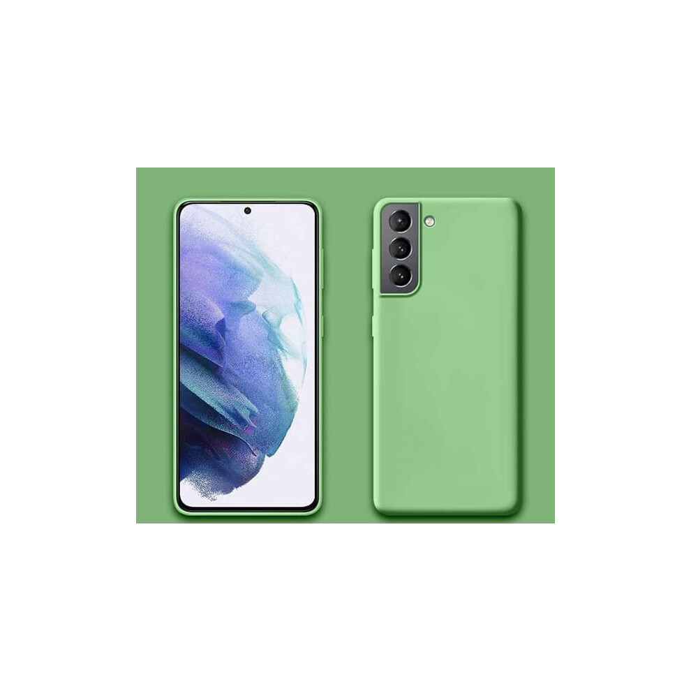 Samsung Galaxy S21 Plus Case Silicone Microfiber Green 962029764601