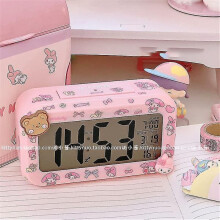 Sanrio My Melody desk lamp with LED alarm clock