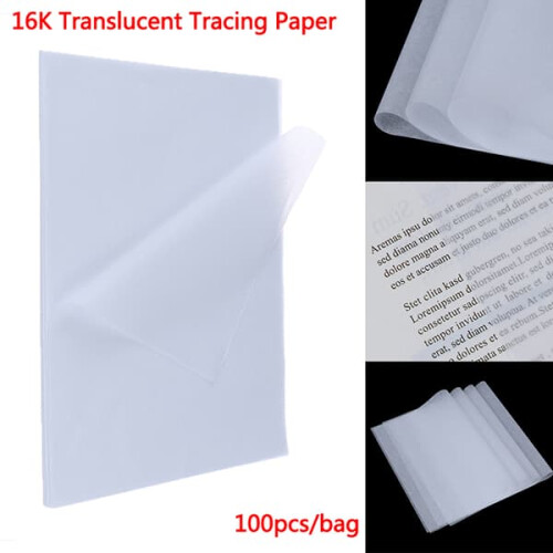 Tracing Paper Transparent Craft Paper 100 pcs