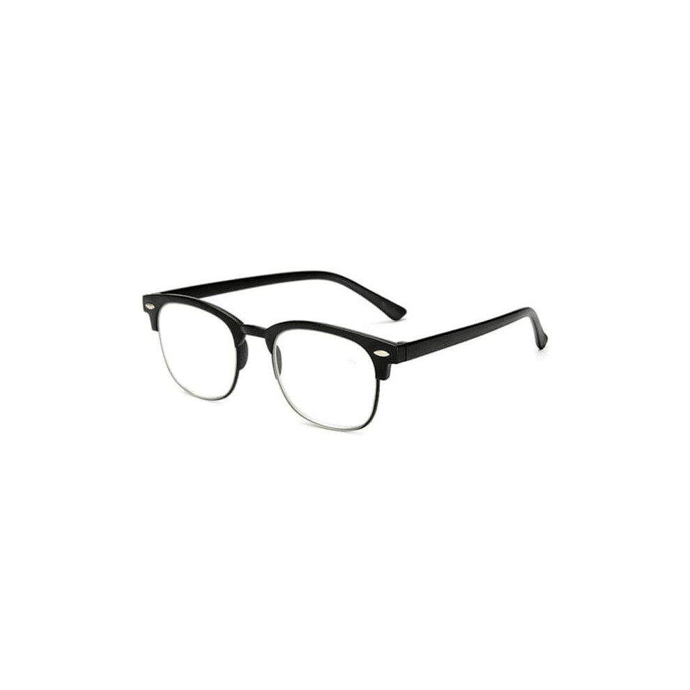 Reading Glasses +1.0 To +4.0 Diopter 1 Pair Black 962029747437
