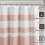 Shower Curtain Microfiber 72x72 Blush 3