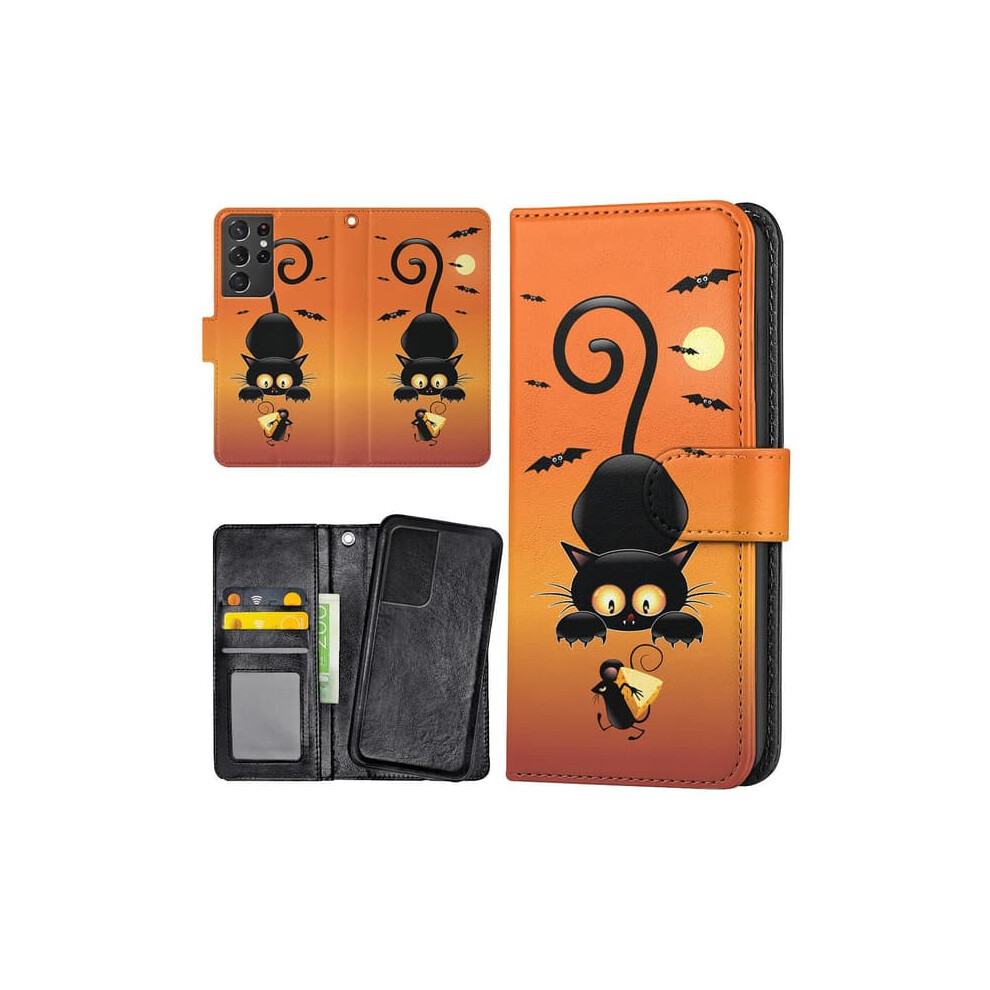 Samsung Galaxy S21 Ultra Wallet Case Cat And Mouse 940684203024
