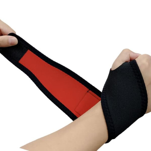 Wrist Guard Brace Red 1 Pair
