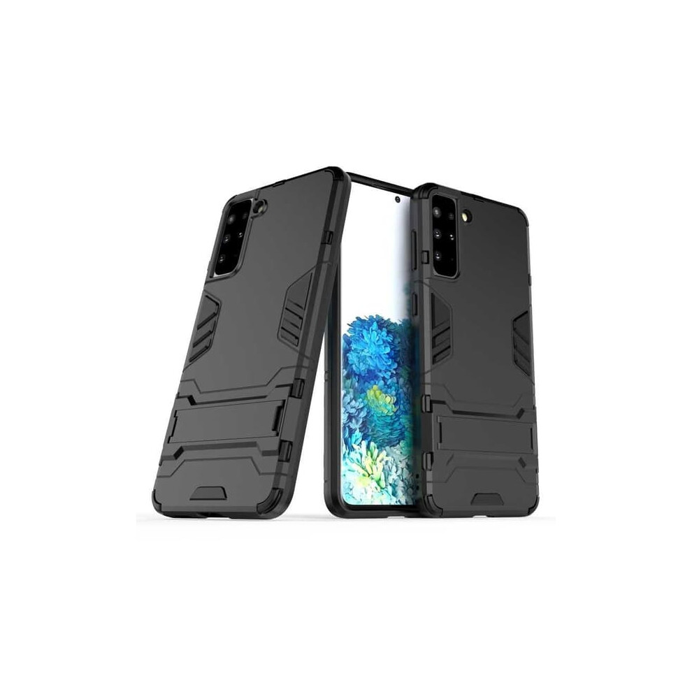 Samsung S21 Ultra Shockproof Case With Kickstand Black 940684203383