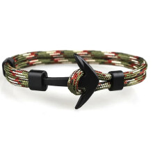 Sailor Anchor Bracelet Military Green