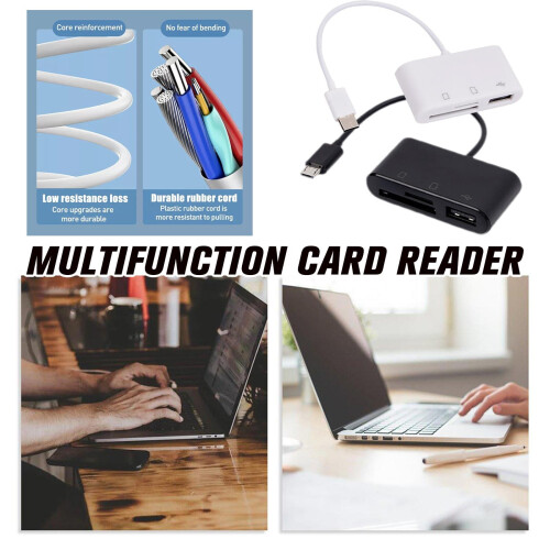 USB-C3-i-1-hubadapter med SD-kortleser 1