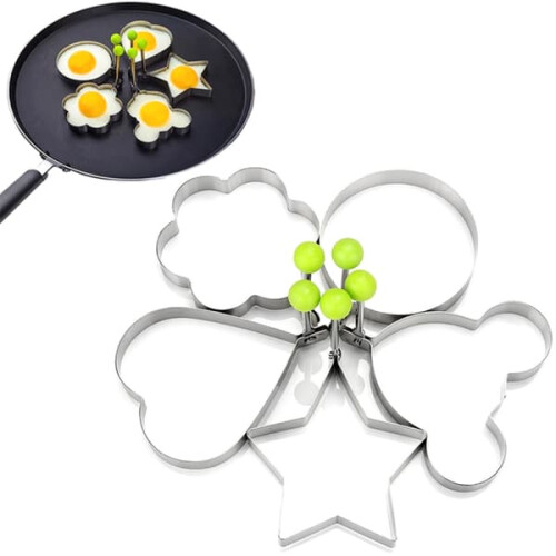 Egg Mold Silver Circle 2-Pack