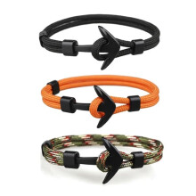 Sailor Anchor Bracelet Orange Color One Piece