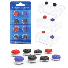 PS5 silicone thumb grips multi-color 8-piece pack