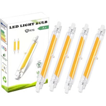Ampoule LED R7S 78 mm 10 W, éclairage linéaire dimmable, lot de 2