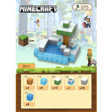 Minecraft building blocks magnetic cubes 60 pcs