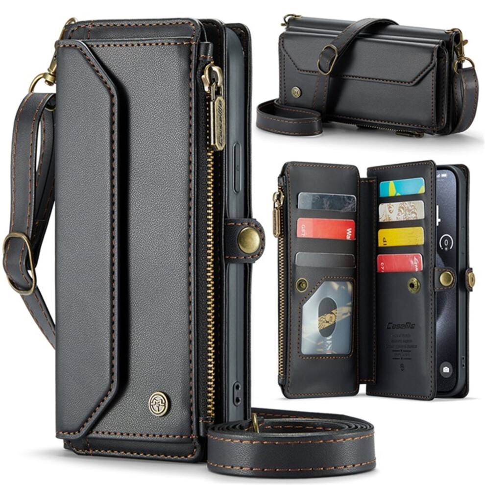 Apmemiss Flip-Top Zipper Wallet Case For Iphone 15 900223081704