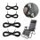Elastic Laces for Lafuma Zero Gravity Chairs 4-Pack Black 1