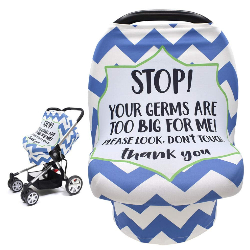 Infant Car Seat Canopy Stretchy Soft Nursing Cover 1 Pack