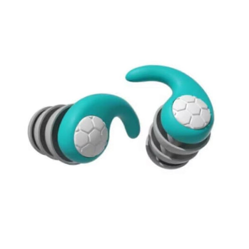 Silicone Earplugs Noise Reduction Sleep Swimming 3-Layer