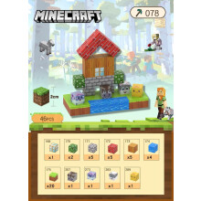 Minecraft Building Blocks Animal Park Magnetic Cubes 46 pcs